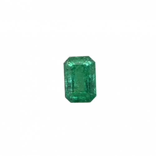 Zambian Emerald Emerald Cut 5.8x3.8mm Single Piece Approximately 0.45 Carat